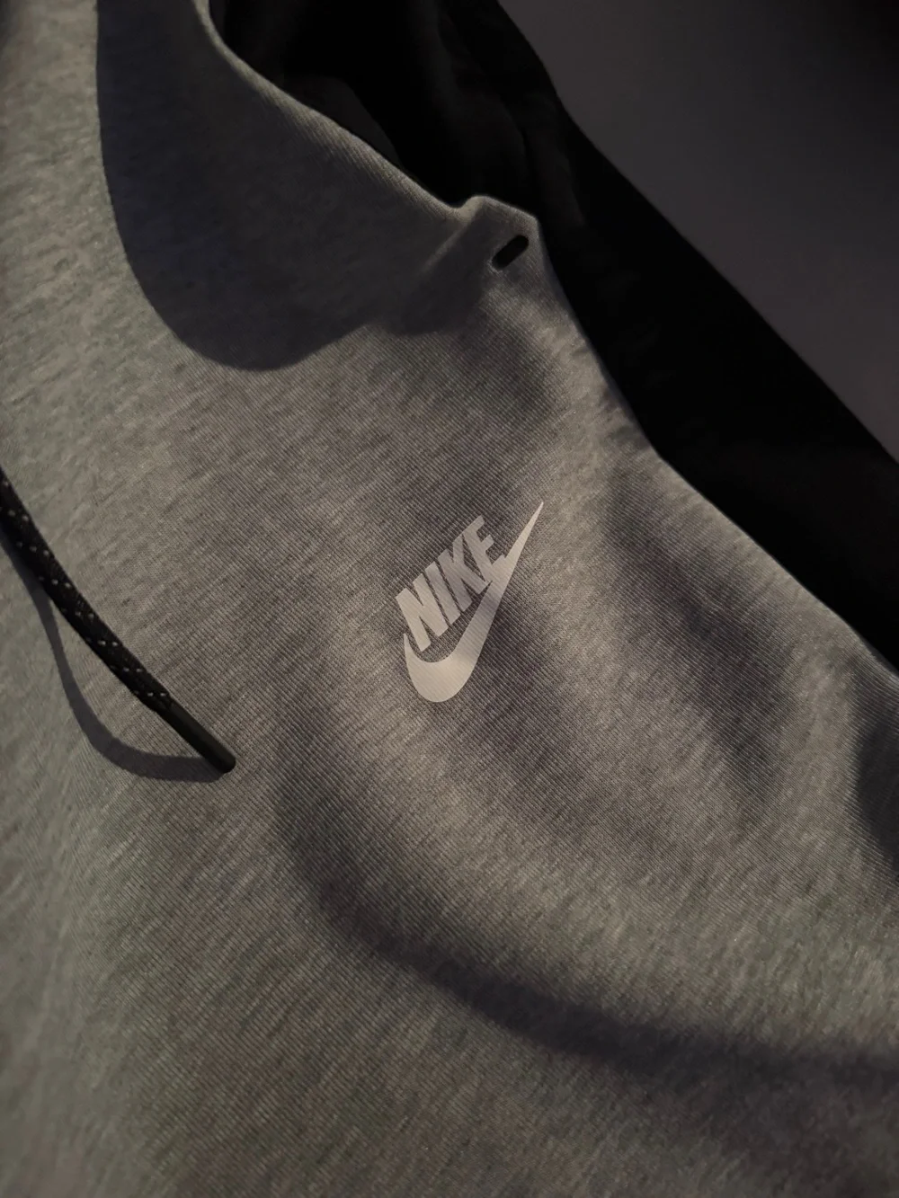 Nike Two-Tone Black and Gray Men's Tech Jogger Sweatpants